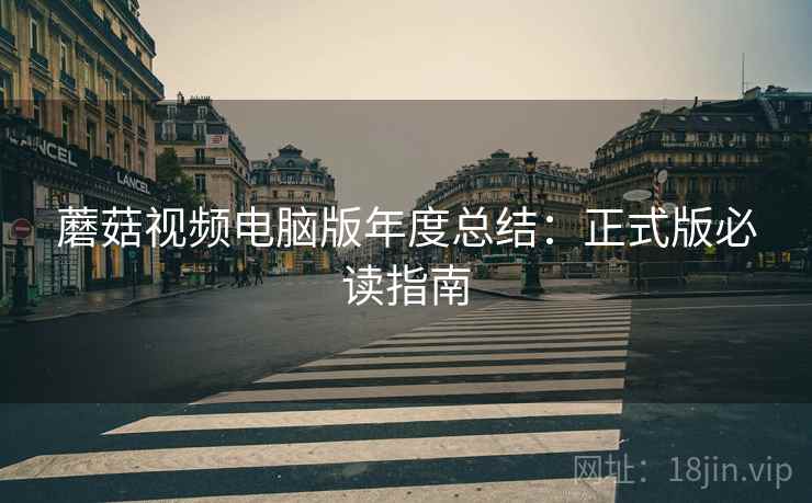 蘑菇视频电脑版年度总结：正式版必读指南