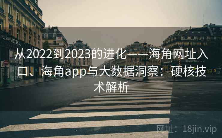 从2022到2023的进化——海角网址入口、海角app与大数据洞察：硬核技术解析