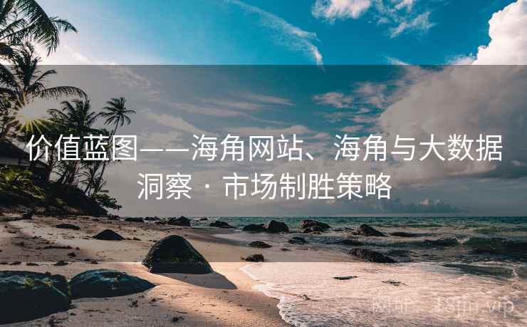 价值蓝图——海角网站、海角与大数据洞察 · 市场制胜策略  第2张