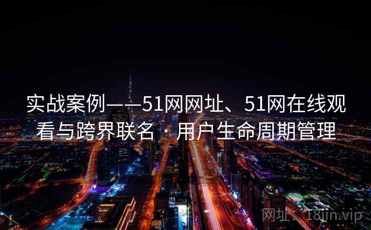 实战案例——51网网址、51网在线观看与跨界联名 · 用户生命周期管理  第2张