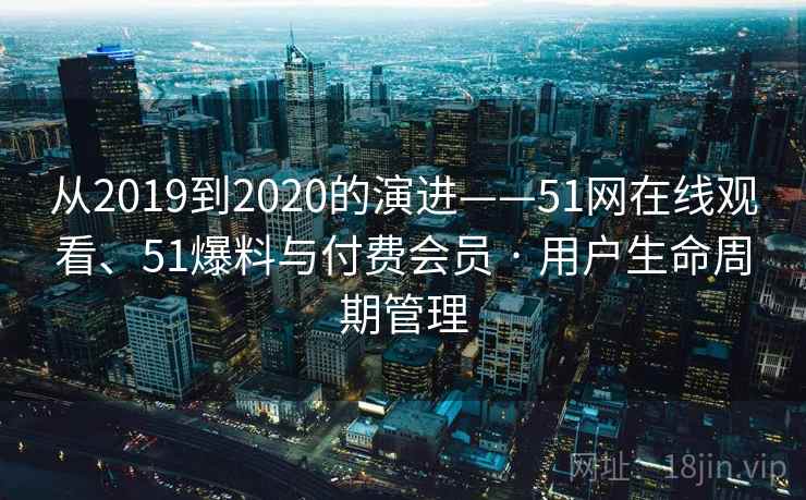 从2019到2020的演进——51网在线观看、51爆料与付费会员 · 用户生命周期管理  第2张