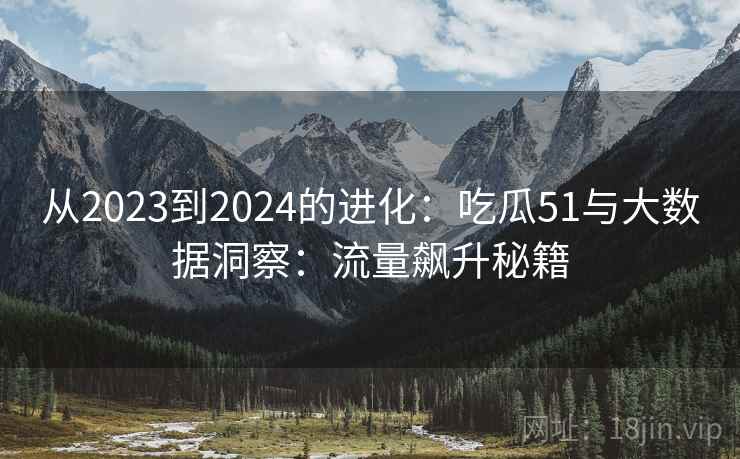 从2023到2024的进化：吃瓜51与大数据洞察：流量飙升秘籍  第2张