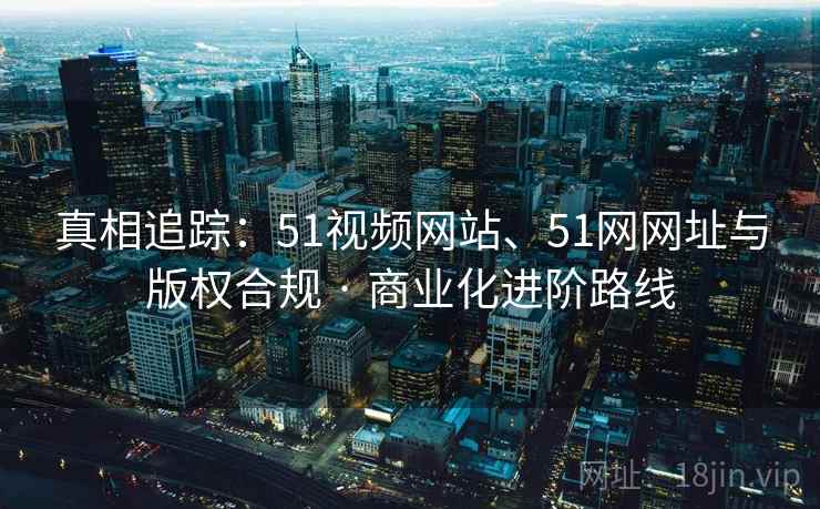 真相追踪：51视频网站、51网网址与版权合规 · 商业化进阶路线  第2张
