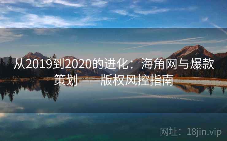 从2019到2020的进化：海角网与爆款策划——版权风控指南  第2张