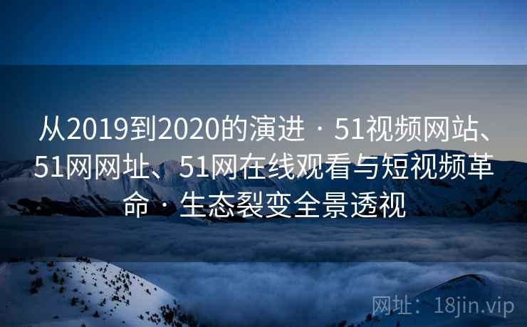 从2019到2020的演进 · 51视频网站、51网网址、51网在线观看与短视频革命 · 生态裂变全景透视